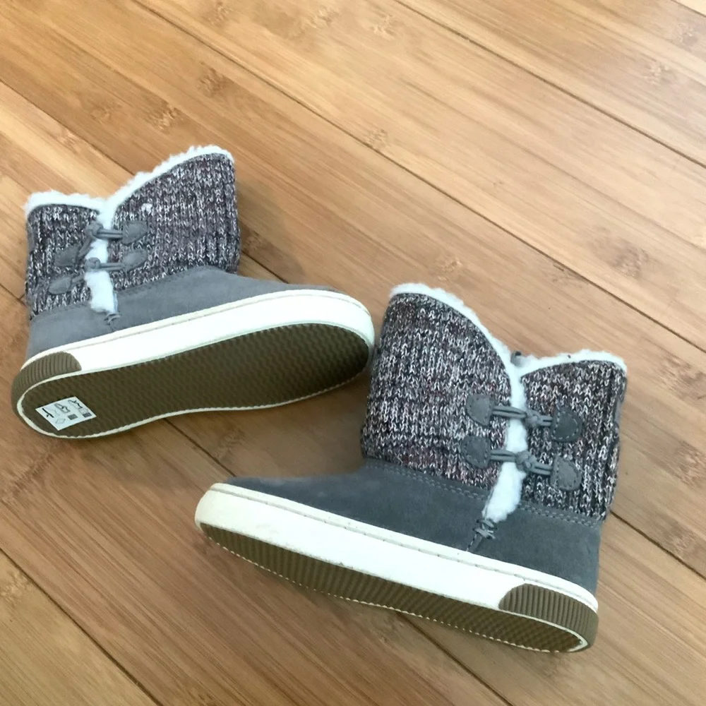 Stride Rite Kerri Sparkly Sweater Boots Comfort Excellent